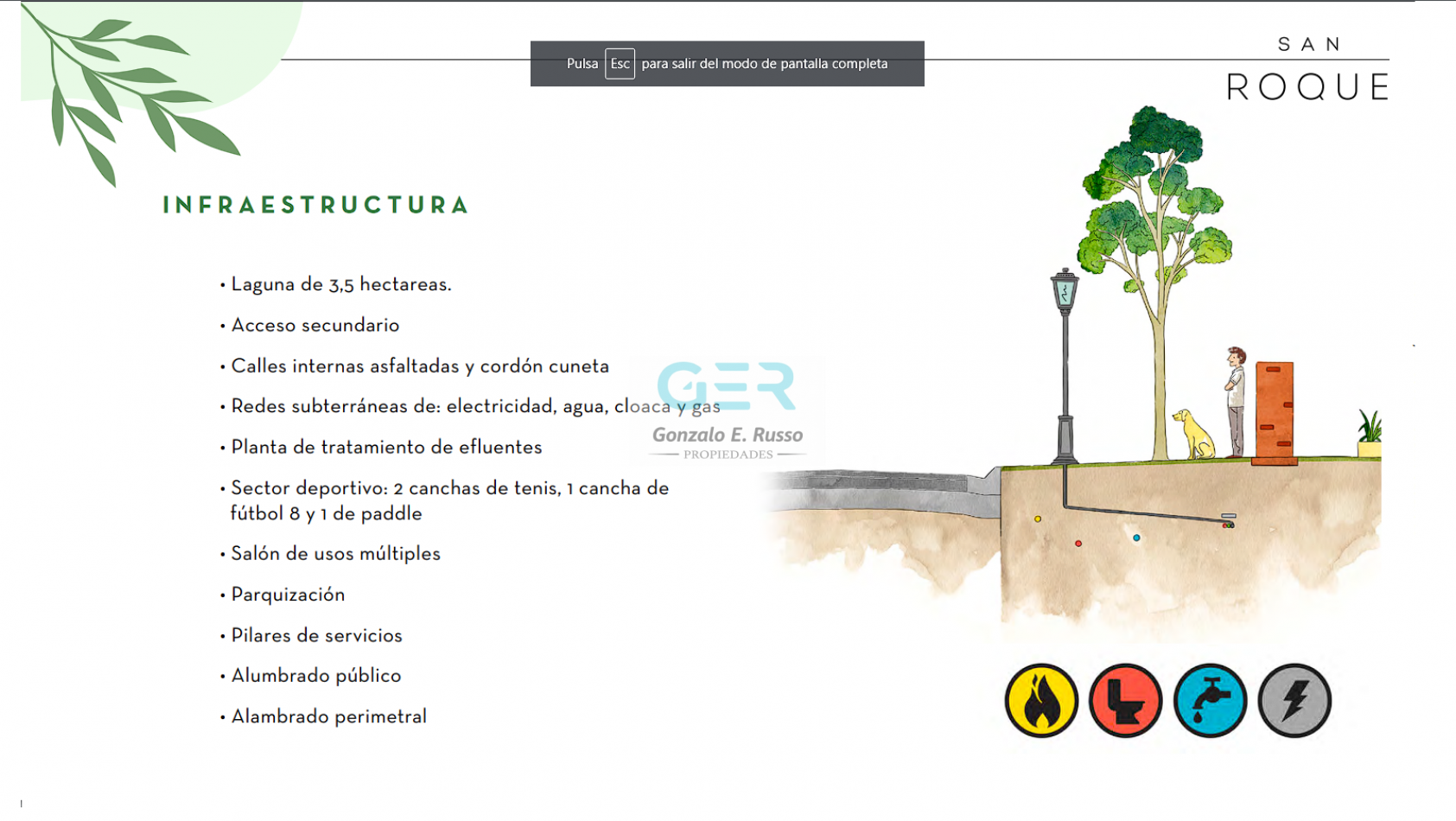 Venta Lote En San Roque Corredor Canning