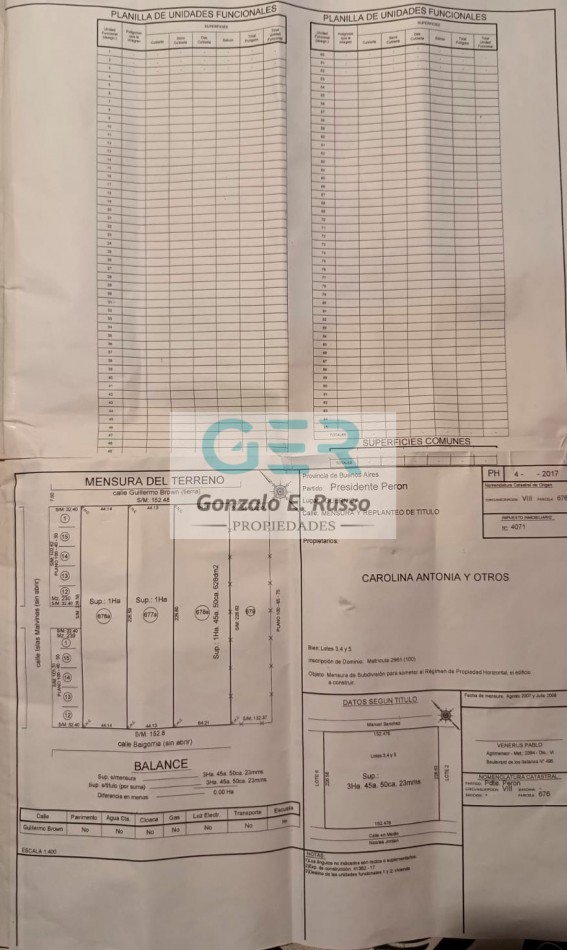 Venta 3,4 Hectareas En Guernica, A Pocos Metros De Ruta 210