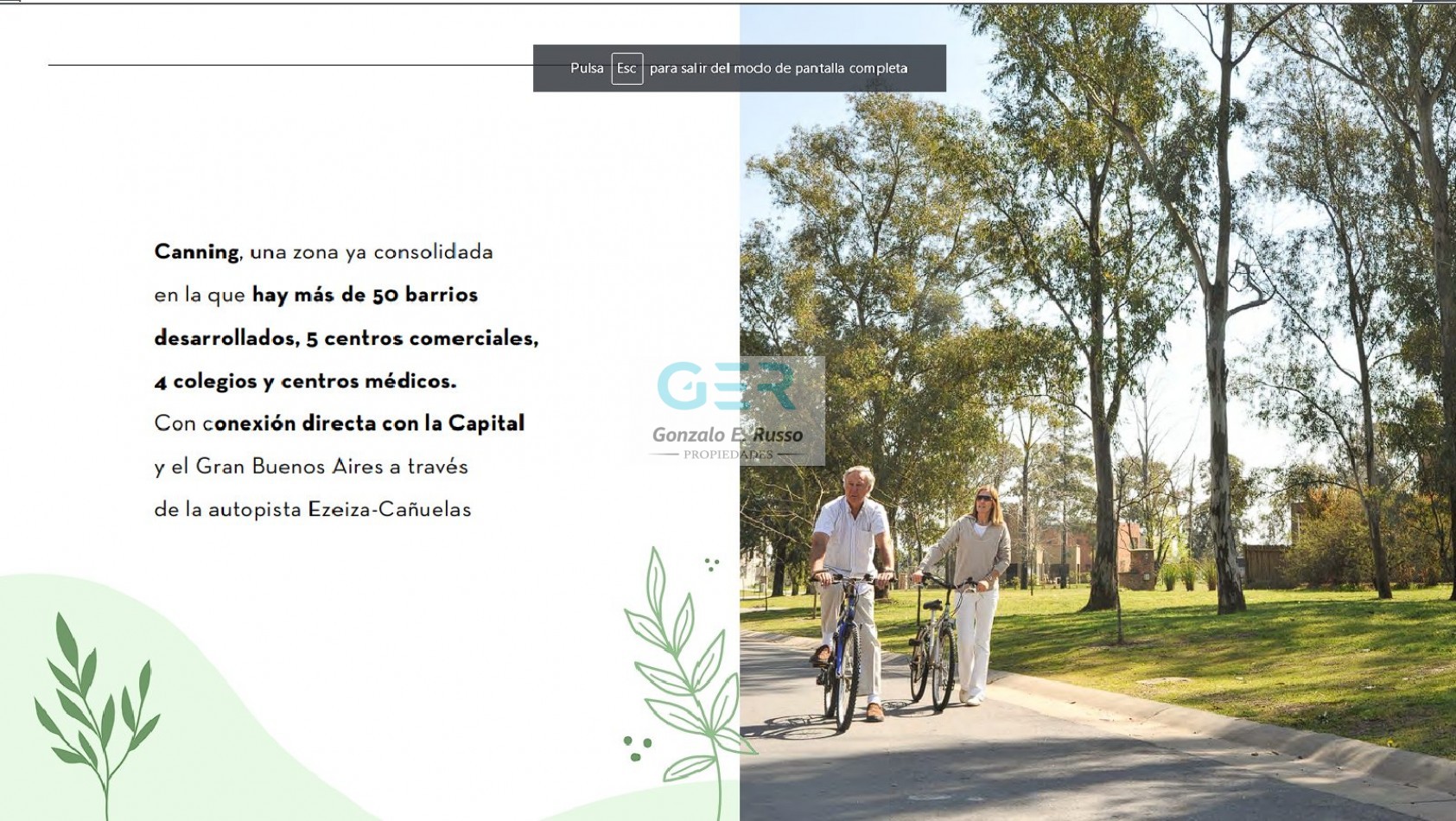 Venta Lote En San Roque Corredor Canning