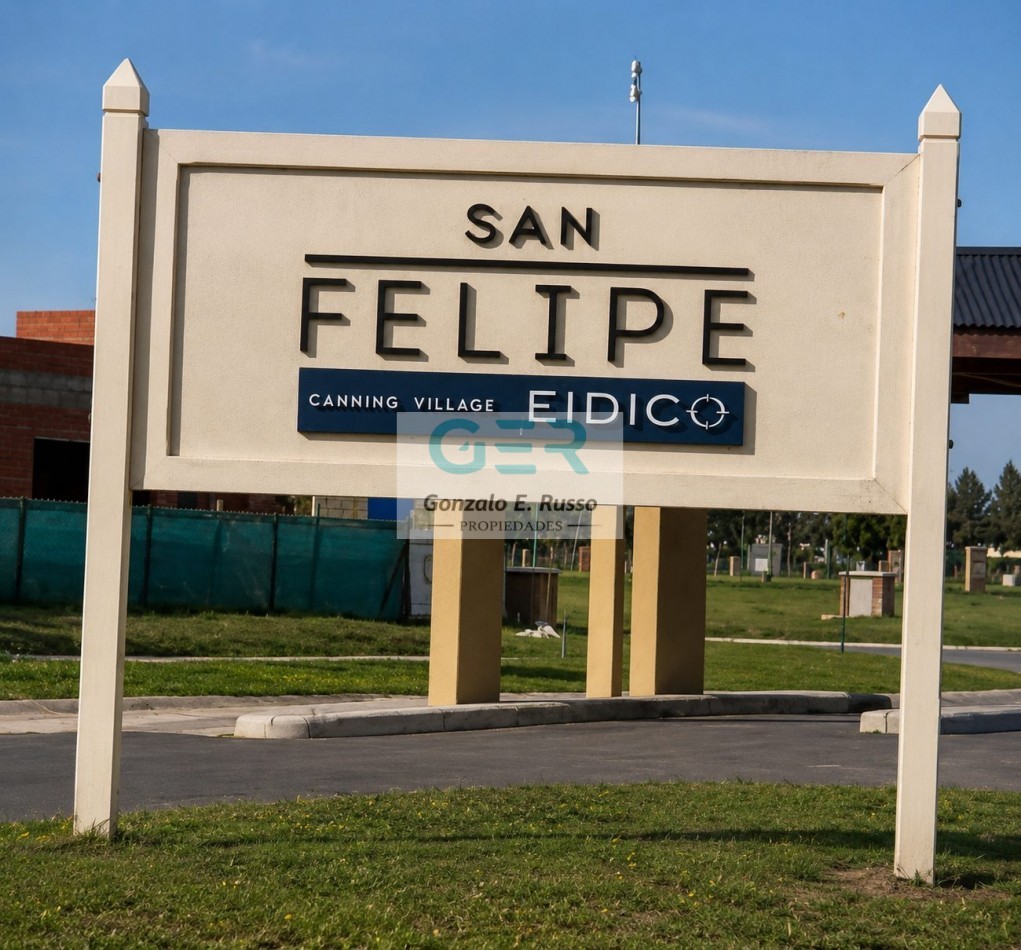 Venta 2 Lotes Unificados En Barrio San Felipe - Canning