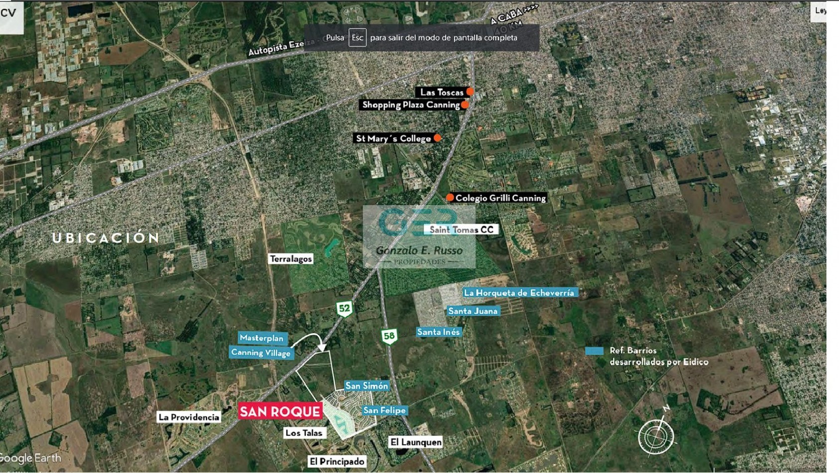 Venta Lote En San Roque Canning