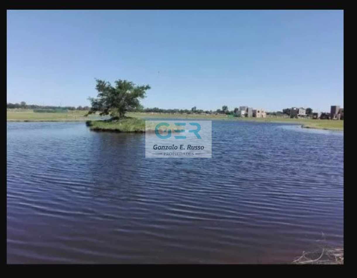 Venta Lote A La Laguna En Barrio Privado Laguna Azul