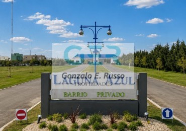 Venta Lote A La Laguna En Barrio Privado Laguna Azul